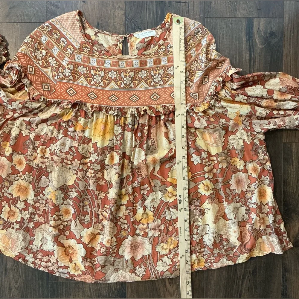 Spell and the Gypsy Amethyst Blouse Amber Size S - Picture 8 of 9